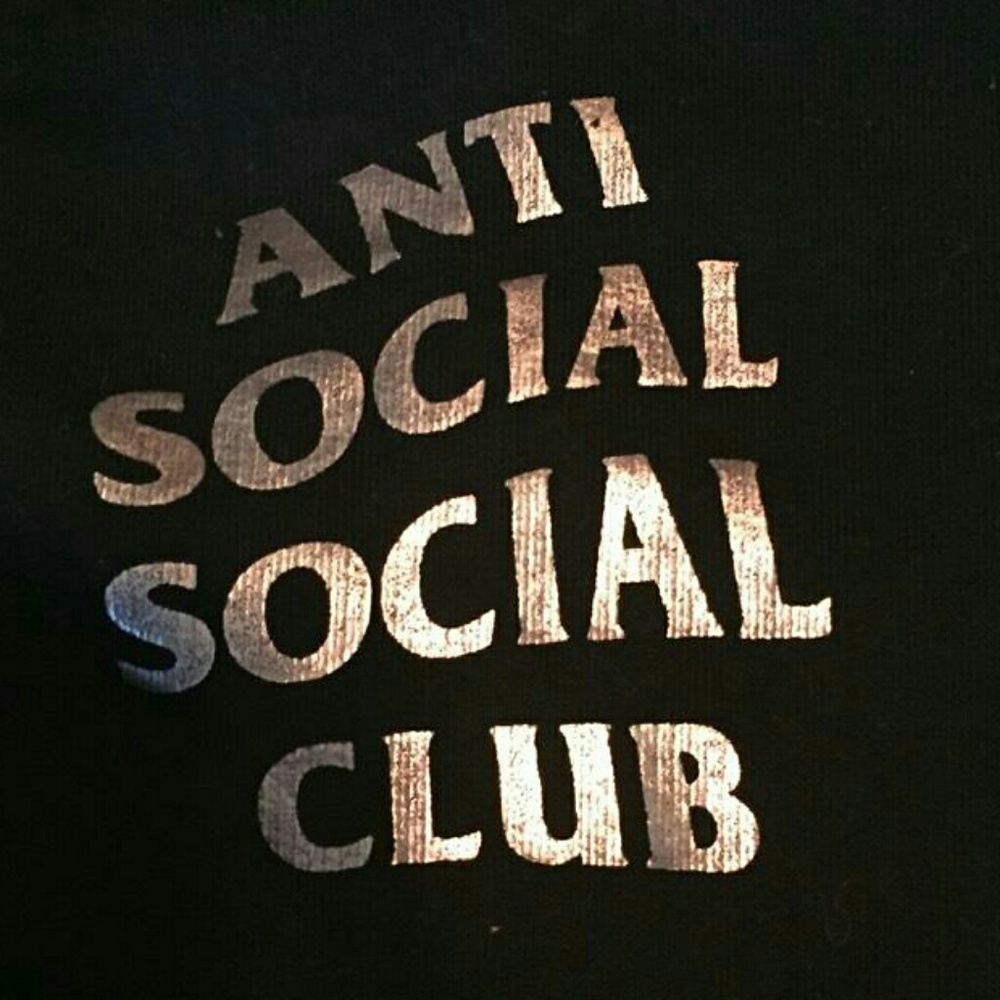 (SOLD) Anti Social Social Club Stressed Hoodie - Picture 4 of 8